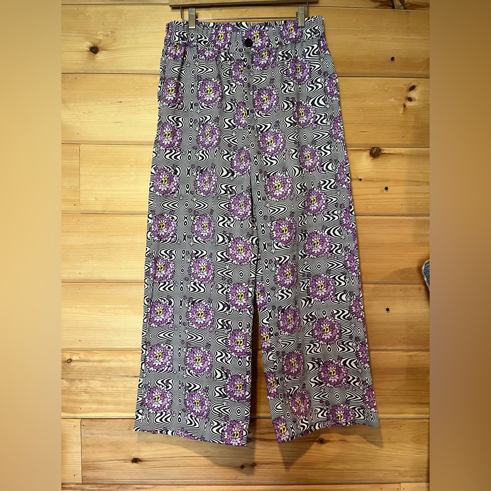 Nooworks Catalina linen pant hazel print NWT